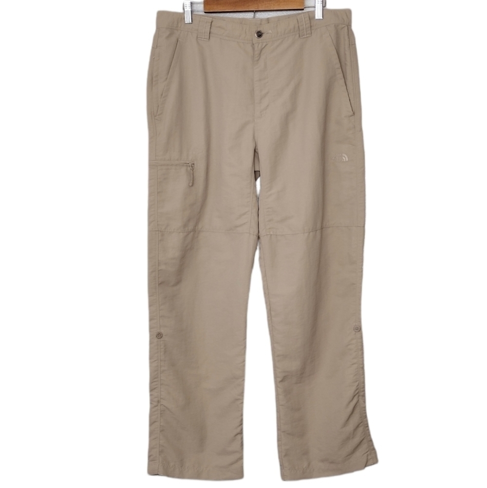 The North Face Khaki Outdoors Hiking Cargo Pants Sz 36